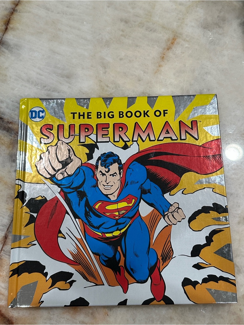 DC The Big Book of Superman Hardcover Book Metallic Comic Cover
